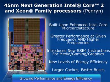 45nm Intel Core 2 i Xeon familija 45nm Intel Core 2 i Xeon familija