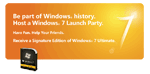 Windows 7 lunch party